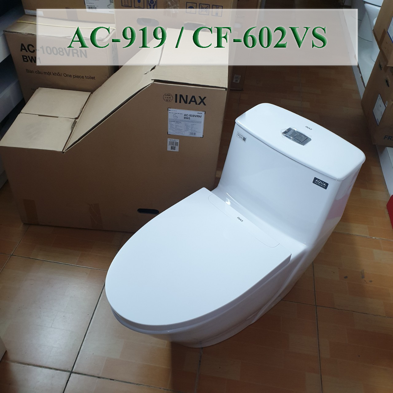 Bồn cầu 1 khối inax AC-919VRN 