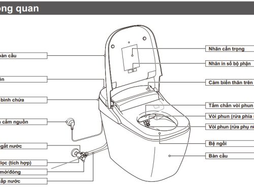 Tổng quan chi tiết bồn cầu điện tử INAX SATIS G AC-G216VN/BKG