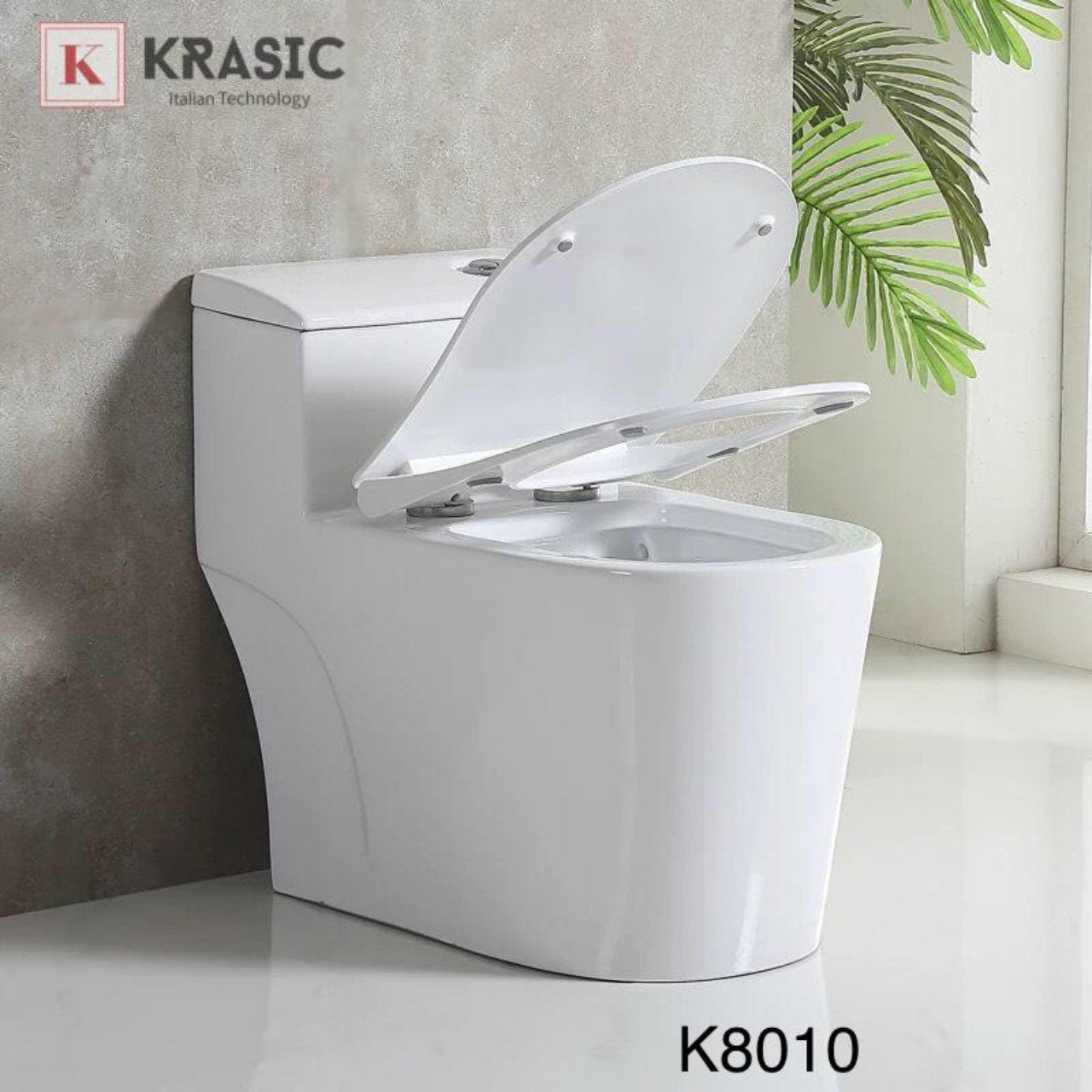 Bồn cầu liền khối Krasic K8010